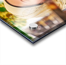 Syria. Aleppo. Girl smoking hookah Acrylic print