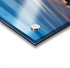 Istanbul Turkey. The Maidens tower on the Bosphorus and Blue Mosque Hagia Sophia at sunset Acrylic print