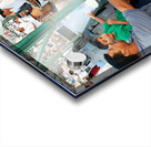 Morocco Marrakesh. Cooked goat heads ready to be served in Djema el Fna square Acrylic print