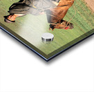 Mongolia. A sheperd riding his horse. Acrylic print