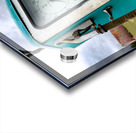 Mongolia. Old style soviet gas station Acrylic print