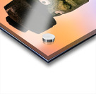 Moai statues at Easter Island Chile. Acrylic print