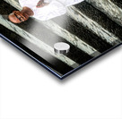 Nepal. Kathmandu. A pilgrim in Pashupatinath Acrylic print