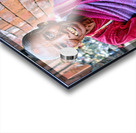 Nepal. Kathmandu. Old woman selling jewels Acrylic print