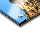 Arezzo Tuscany Italy. A group of people walking in Piazza Grande Acrylic print