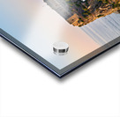 The city of Scilla Calabria Italy. Elevated view of the Ruffo castle at sunset Acrylic print