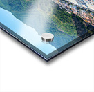 The city of Scilla Calabria Italy. Leisure time at Marina Grande beach in summer Acrylic print