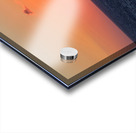 Tropea Calabria Italy. The sun sets in the crater mouth of Stromboli volcano Acrylic print