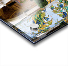 Naples Campania Italy. Santa Chiara Basilica Church. The cloister of the Clarisses Acrylic print