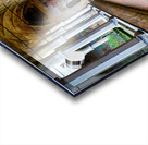 Naples Campania Italy. Santa Chiara Basilica Church. The cloister of the Clarisses Acrylic print