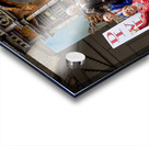 Naples Campania Italy. Statues figurines of the Christmas Nativity Scene in the artisan workshops of Via San Gregorio Armeno Acrylic print