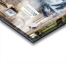 Naples Campania Italy. Street graffiti depicting neapolitan actress Sofia Loren at Quartieri Spagnoli Spanish Quarters Acrylic print