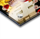 Apulia Puglia Italy. Ostuni. Festival of Saint Orontius. The cavalcata a procession of horses in the streets of the town Acrylic print