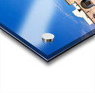 Salento. Apulia Puglia Italy. Nardò. Salandra square. 18th century column Acrylic print