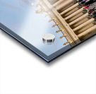 Rome Lazio Italy. Saint Peters Square at dusk. The fountain by Bernini Acrylic print