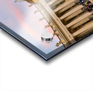 Rome Lazio Italy. Saint Peters Square at dusk. The fountain by Bernini Acrylic print