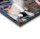 Piscaria the street daily market in Catania Sicily Italy. Fresh fish meat vegetables Acrylic print