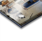 Foligno Umbria Italy. Frescoes at Trinci Palace Palazzo Trinci a patrician residence and museum. Acrylic print