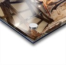 Foligno Umbria Italy. Frescoes at Trinci Palace Palazzo Trinci a patrician residence and museum. Acrylic print