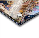 Foligno Umbria Italy. Frescoes at Trinci Palace Palazzo Trinci a patrician residence and museum. Acrylic print