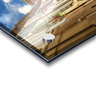 Foligno Umbria Italy. Talking in the alleys of the old town Acrylic print