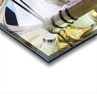 Foligno Umbria Italy. Frescoes at Trinci Palace Palazzo Trinci a patrician residence and museum. Acrylic print