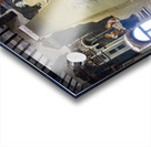 Foligno Umbria Italy. Frescoes at Trinci Palace Palazzo Trinci a patrician residence and museum. Acrylic print