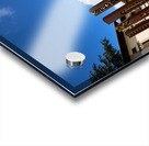 Todi Umbria Italy. Concattedrale della Santissima Annunziata. Cathedral. Piazza del Popolo. The statue Quattro Stele by Arnaldo Pomodoro Acrylic print