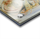 Verona Veneto Italy. The Basilica of San Zeno. The statue of smiling San Zeno Acrylic print