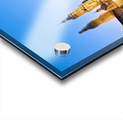 Zaragoza. Saragossa. Aragon. Spain. Cathedral Basilica of Our Lady of the Pillar and river Ebro at sunset Acrylic print