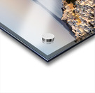 Santorini village and cruise ship at sunset. Acrylic print