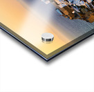 Santorini village at sunset with windmills overlooking the Aegea Acrylic print