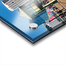 Sydney Harbour with boats and buildings on a sunny day. Acrylic print