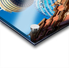 Sydney Tower and J.P. Morgan building against blue sky. Acrylic print