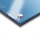 Uluru bathed in golden sunset light Australia. Acrylic print