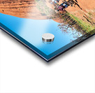 Tourists ride Segways near Uluru in Australia. Acrylic print