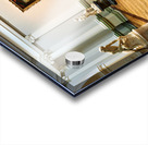 Sculptures and paintings in an art gallery in Sydney Acrylic print