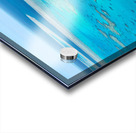 Aerial view of the Great Barrier Reefs turquoise waters. Acrylic print