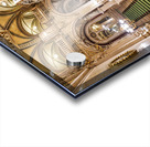 Opulent grand staircase in a historic opera house. Acrylic print