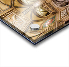 Luxurious ornate interior with grand staircase and classical st Acrylic print