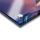 St. Stephens Cathedral Vienna at twilight with people. Acrylic print