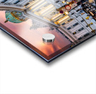 Hofburg Palace Vienna illuminated at dusk with festive street  Acrylic print