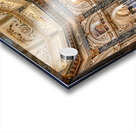 People dining in a grand ornate museum cafe. Acrylic print