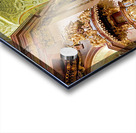 Stunning Baroque church interior rich with gold and religious a Acrylic print