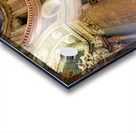 Grand Baroque church interior richly decorated with frescoes an Acrylic print