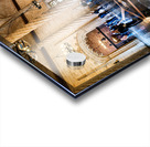 Visitors explore Lonja de la Seda in Valencia Spain Acrylic print