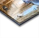 Visitors explore the interior of Lonja de la Seda in Valencia Sp Acrylic print