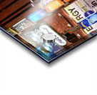 Neon lights shine bright in Shibuya district at night in Tokyo Acrylic print