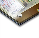 Metro ticket machine at a station in Tokyo Japan in busy settin Acrylic print