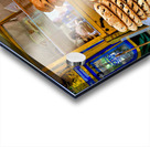 Food stall offers baked goods in downtown Athens Greece Acrylic print